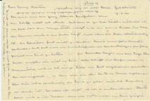 Brief  v. Dr. A. Schweitzer an Emmy Martin
