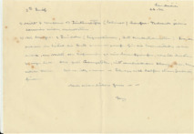 Brief  v. Dr. A. Schweitzer an Emmy Martin
