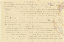 Brief v. Dr. A. Schweitzer an Emmy Martin