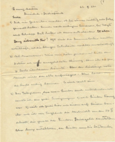 Brief v. Dr. A. Schweitzer an Emmy Martin