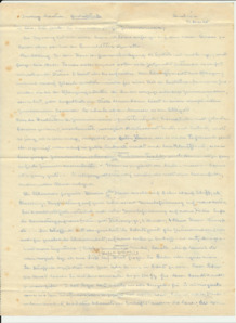 Brief v. A. Schweitzer an  E. Martin