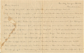 Brief v. A. Schweitzer an  E. Martin