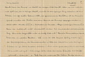 Brief v. A. Schweitzer an  E. Martin