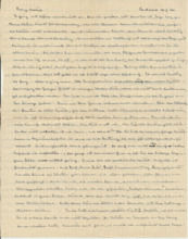 Brief v. A. Schweitzer an E. Martin