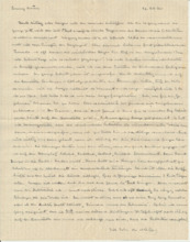 Brief v. A. Schweitzer an E. Martin