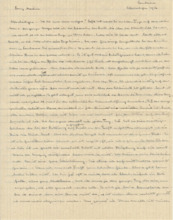 Brief v. A. Schweitzer an E. Martin