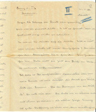 Brief v. A. Schweitzer an E. Martin