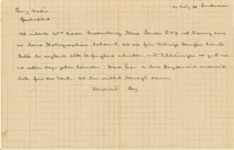 Brief v. A. Schweitzer an  E. Martin