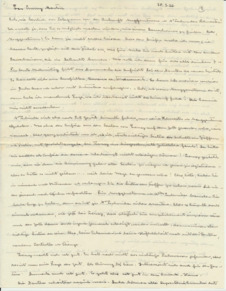 Brief v. A. Schweitzer an E. Martin