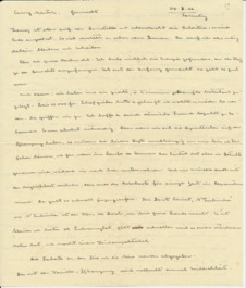 Brief v. A. Schweitzer an E. Martin