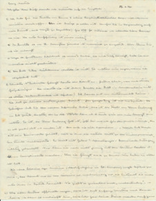 Brief v. A. Schweitzer an E. Martin
