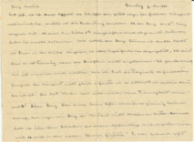 Brief v. A. Schweitzer an  E. Martin