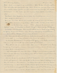Brief v. A. Schweitzer an E. Martin
