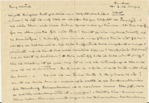 Brief v. A. Schweitzer an E. Martin