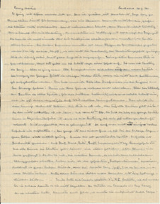 Brief v. A. Schweitzer an E. Martin