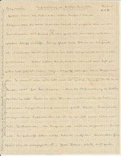Brief v. Albert Schweitzer an Emmy Martin