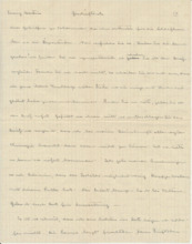 Brief v. Albert Schweitzer an Emmy Martin