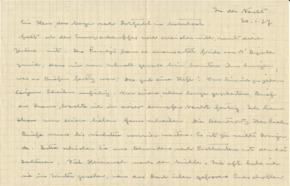 Brief v. Albert Schweitzer an Emmy Martin