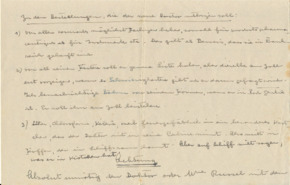 Brief v. Albert Schweitzer an Emmy Martin