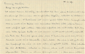 Brief v. Albert Schweitzer an Emmy Martin