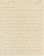 Brief v. Albert Schweitzer an Emmy Martin