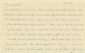 Brief v. Albert Schweitzer an Emmy Martin