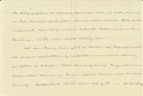 Brief v. Albert Schweitzer an Emmy Martin