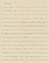 Brief v. Albert Schweitzer an Emmy Martin