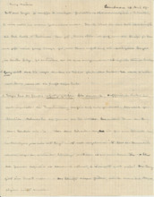Brief v. Albert Schweitzer an Emmy Martin - Antworten auf 25 Fragen E. Martin