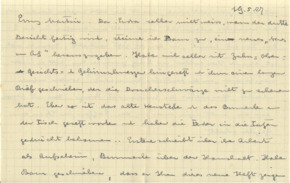 Brief v. Albert Schweitzer an Emmy Martin
