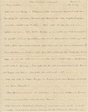 Brief v. Albert Schweitzer an Emmy Martin