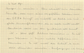 Brief v. Albert Schweitzer an Emmy Martin