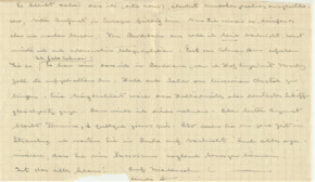 Brief v. Albert Schweitzer an Emmy Martin
