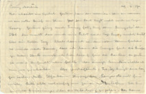 Brief v. Albert Schweitzer an Emmy Martin