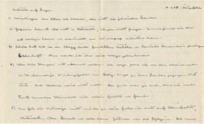 Brief v. Albert Schweitzer an Emmy Martin