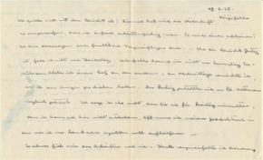 Brief v. Albert Schweitzer an Emmy Martin