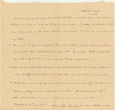 Brief v. Albert Schweitzer an Emmy Martin