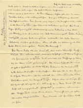 Brief v. Albert Schweitzer an Emmy Martin