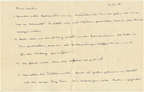 Brief v. Albert Schweitzer an Emmy Martin