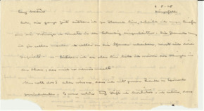 Brief v. Albert Schweitzer an Emmy Martin