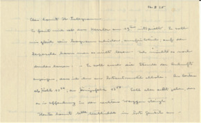 Brief v. Albert Schweitzer an Emmy Martin