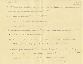 Brief v. Albert Schweitzer an Emmy Martin