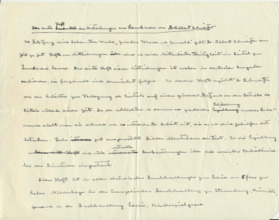 Drucksache v. Albert Schweitzer an Emmy Martin