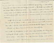 Brief v. Albert Schweitzer an Emmy Martin
