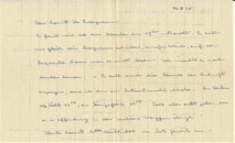 Brief v. Albert Schweitzer an Emmy Martin