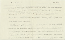 Brief v. Albert Schweitzer an Emmy Martin