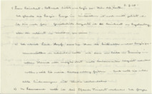 Brief v. Albert Schweitzer an Emmy Martin