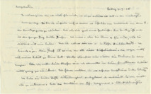 Brief v. Albert Schweitzer an Emmy Martin