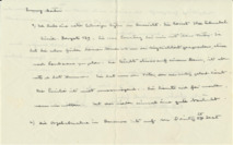 Brief v. Albert Schweitzer an Emmy Martin