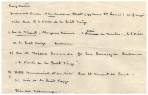 Brief v. Albert Schweitzer an Emmy Martin